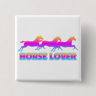 Chapa Cuadrada Horse Lover