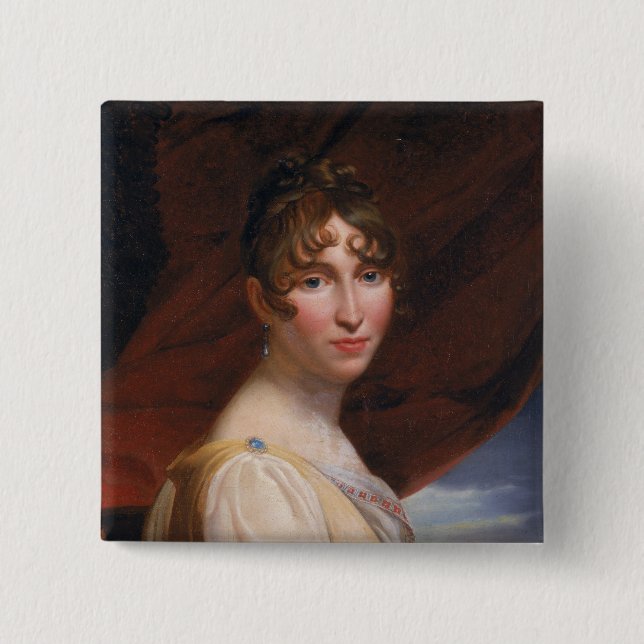 Chapa Cuadrada Hortense de Beauharnais 2 (Anverso)