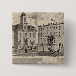 Chapa Cuadrada Hospital demente, Edificio de la Escuela Pública, 