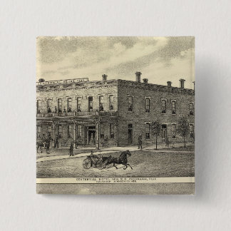 Chapa Cuadrada Hotel Centennial, Tecumseh, y Neb, Nebraska