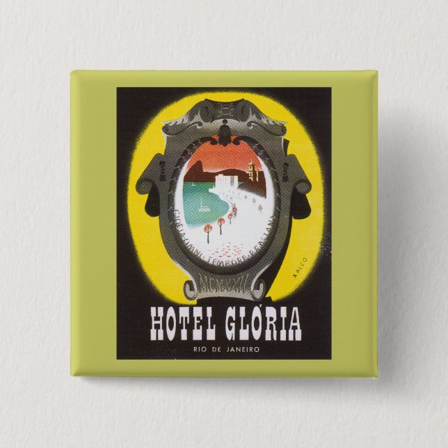 Chapa Cuadrada Hotel Gloria (Anverso)