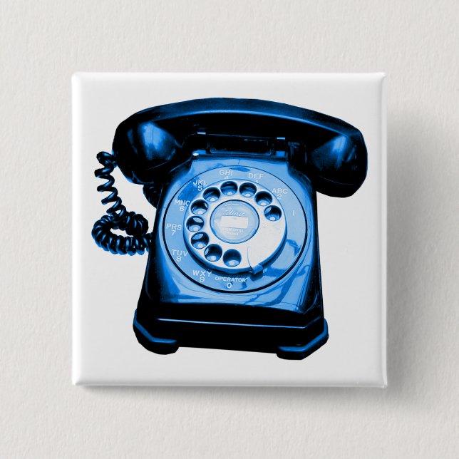 Chapa Cuadrada Hotline Blue (Anverso)