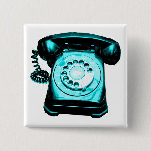 Chapa Cuadrada Hotline Cyan