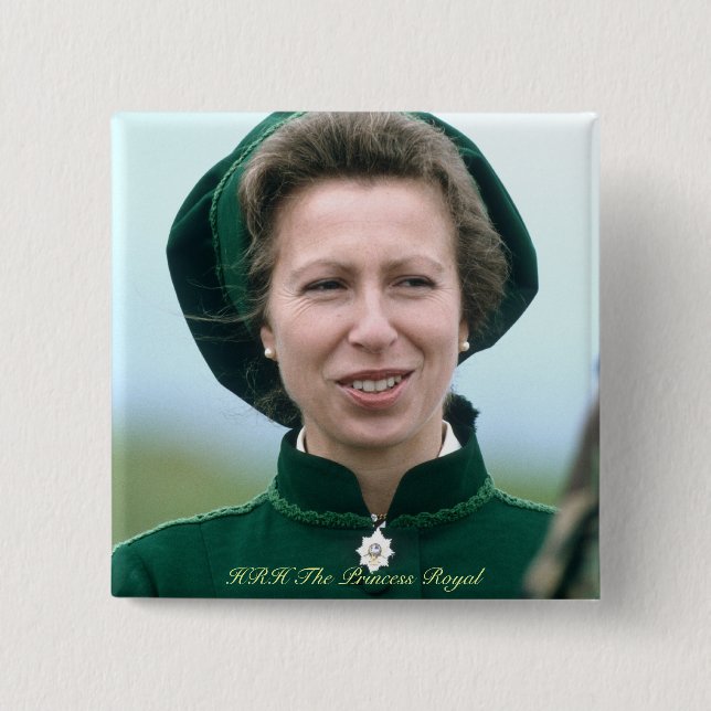 Chapa Cuadrada HRH Princess Anne Warminster (Anverso)