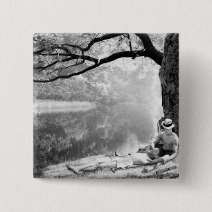 Chapa Cuadrada Huckleberry & Tom