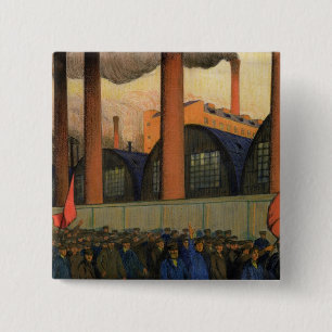 Chapa Cuadrada Huelga