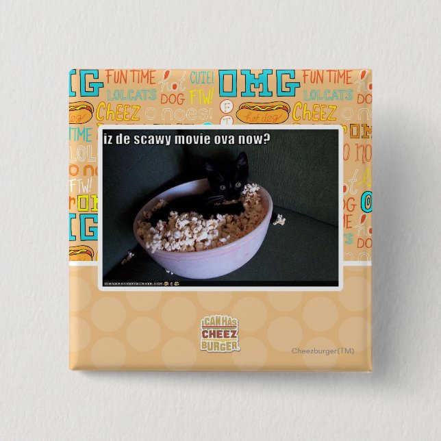 Chapa Cuadrada ¿Huevos scawy de la película de Iz de ahora? (Anverso)