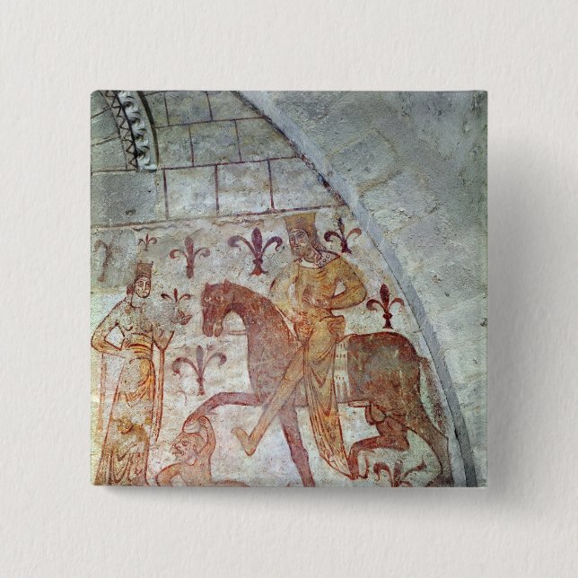 Chapa Cuadrada Hugo IX Lusignan (Anverso)