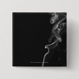 Chapa Cuadrada Humo blanco contra un fondo negro