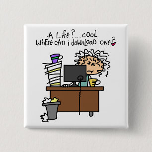 Chapa Cuadrada Humor de la vida de la transferencia directa