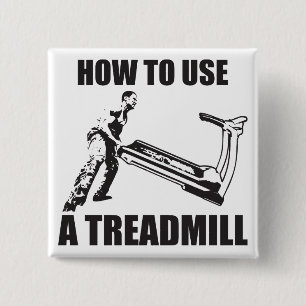 Chapa Cuadrada Humor De Taller - Cómo Usar Un Molino De Treadmill