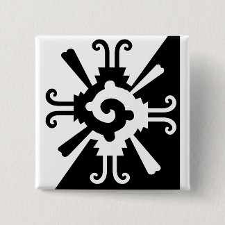 Chapa Cuadrada Hunab Ku-Black y White