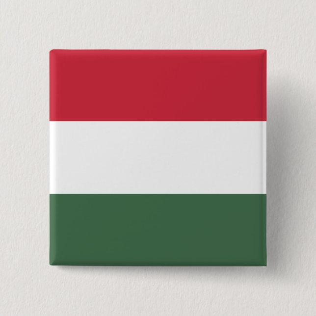 Chapa Cuadrada Hungary Flag (Anverso)