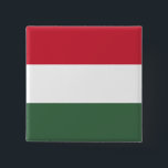Chapa Cuadrada Hungary Flag<br><div class="desc">Hungary Flag</div>