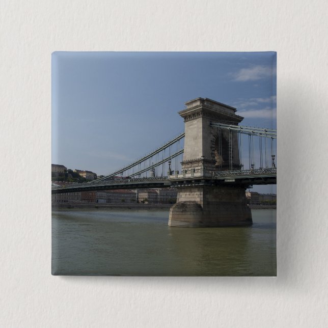 Chapa Cuadrada Hungría, capital de Budapest. Histórico 3 (Anverso)