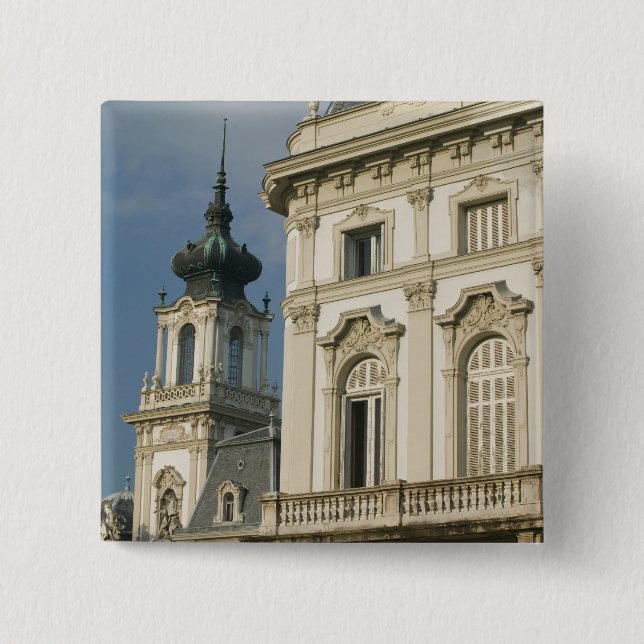 Chapa Cuadrada HUNGRÍA, región del Lago Balaton, KESZTHELY: (Anverso)