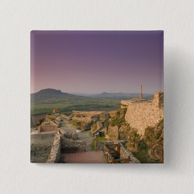 Chapa Cuadrada HUNGRÍA, región del Lago Balaton, SZIGLIGET: (Anverso)