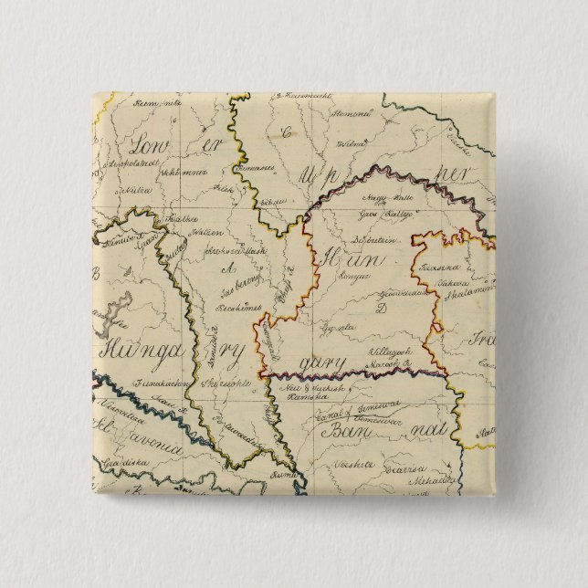 Chapa Cuadrada Hungría, Transilvania (Anverso)