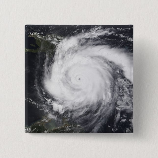 Chapa Cuadrada Huracán Dean en el Atlántico y el Caribe (Anverso)