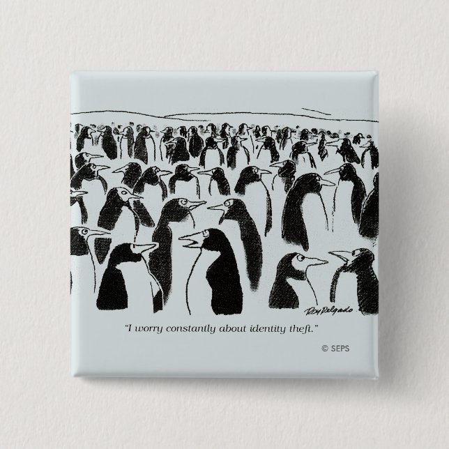 Chapa Cuadrada Hurto de identidad (Anverso)