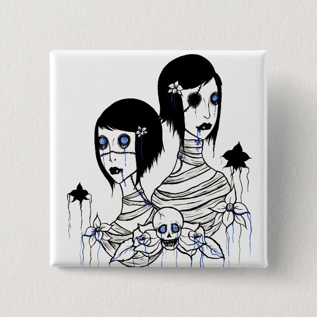 Chapa Cuadrada Hypnobloodflowers I (Anverso)