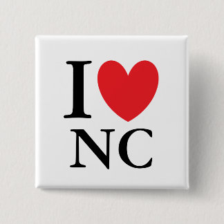 Chapa Cuadrada I corazón Carolina del Norte