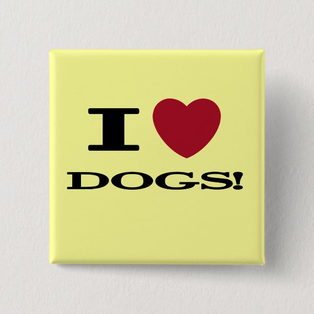 Chapa Cuadrada I el corazón persigue las camisetas y los regalos (Anverso)