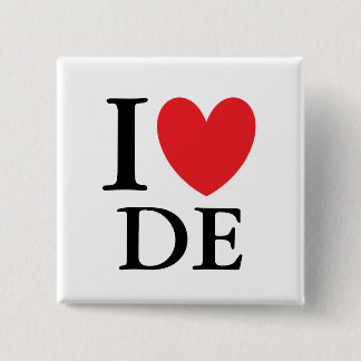 Chapa Cuadrada I Heart Delaware