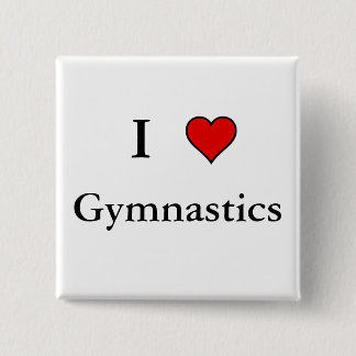 Chapa Cuadrada I Heart Gymnastics