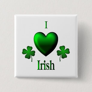 Chapa Cuadrada I Heart Irish