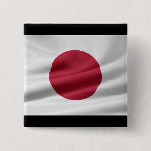 Chapa Cuadrada I Heart Japan/Flag of Japan