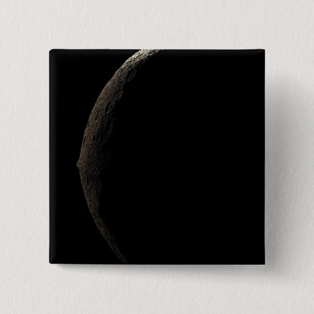 Chapa Cuadrada Iapeto de la luna de Saturno (Anverso)