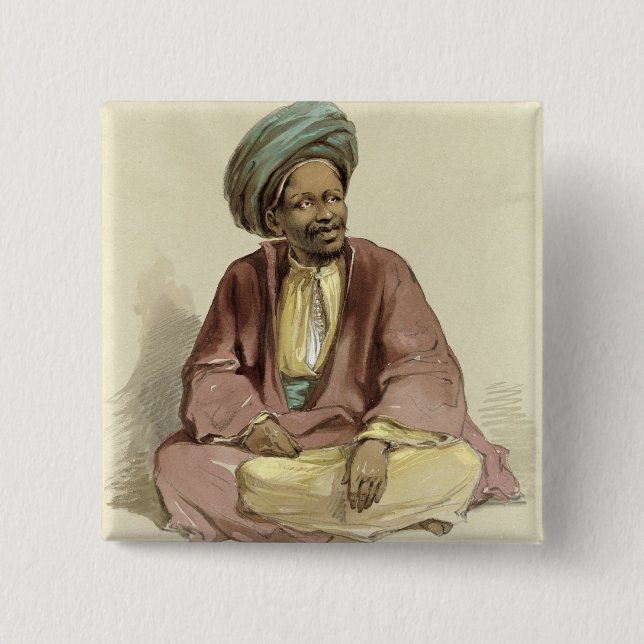 Chapa Cuadrada Ibrahim - de Sunnar, 1856 (Anverso)