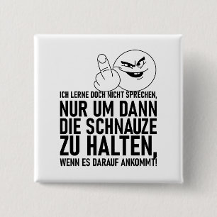 CHAPA CUADRADA ICH LERNE DOCH NICHT SPRECHEN