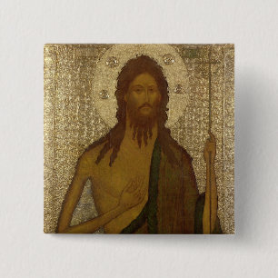 Chapa Cuadrada Icono de St. John el precursor