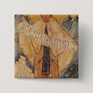 Chapa Cuadrada Icono de St. Sabas de Jerusalén, 1572