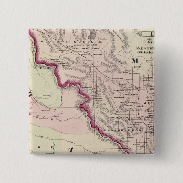 Chapa Cuadrada Idaho 5 (Anverso)