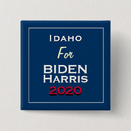 Chapa Cuadrada Idaho para BIDEN HARRIS 2020 Square