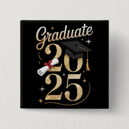 Chapa Cuadrada Idea de regalo de graduación 2025