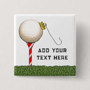Chapa Cuadrada Ideas de regalos de golf para Navidad