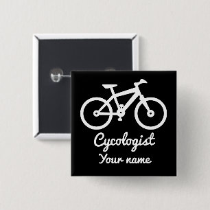 Chapa Cuadrada Ideas de regalos personalizados de Cycologist Love