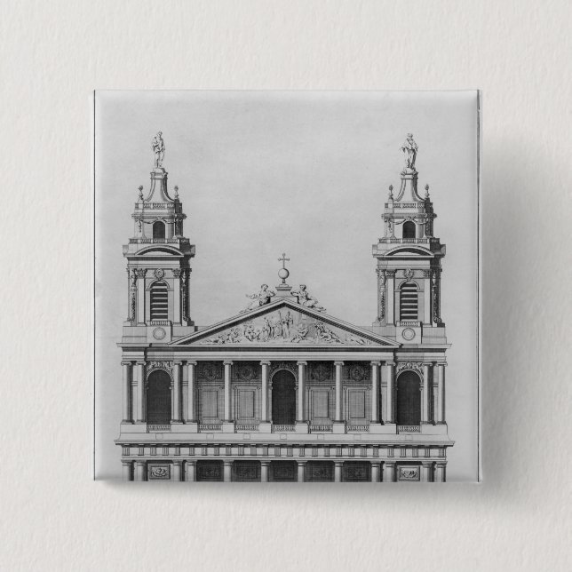 Chapa Cuadrada Iglesia del Santo-Sulpice (Anverso)