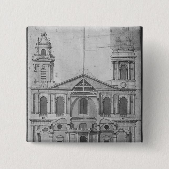Chapa Cuadrada Iglesia del Santo-Sulpice (Anverso)