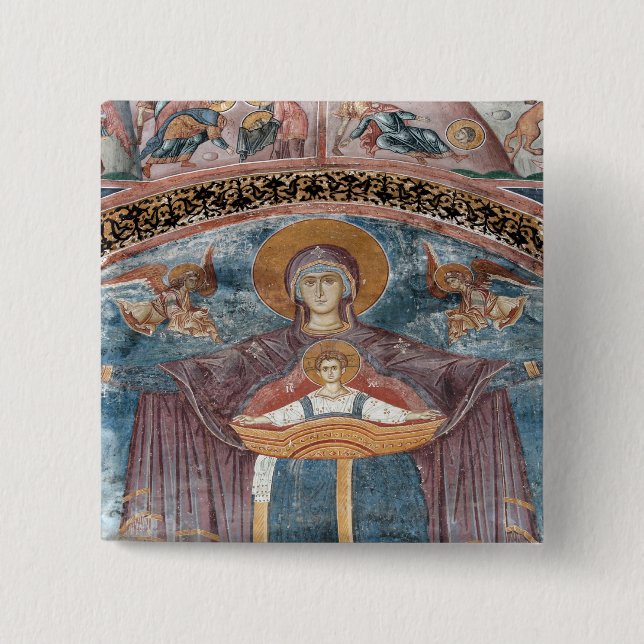 Chapa Cuadrada Iglesia Ortodoxa Serbia, y sitio de la UNESCO, 2 (Anverso)