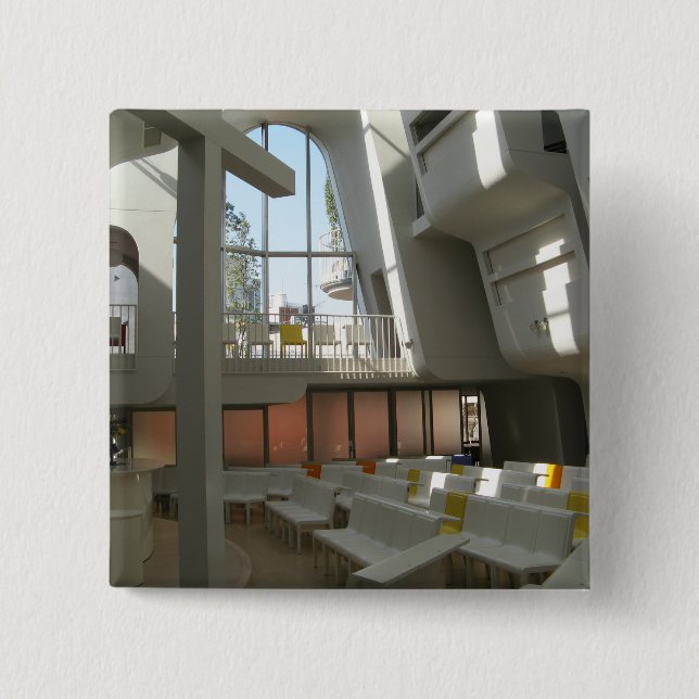 Chapa Cuadrada Iglesia protestante de Harajuku, Tokio, Japón (Anverso)