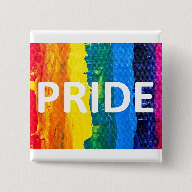 Chapa Cuadrada Igualdad del arco iris de la conciencia del (Anverso)