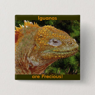 Chapa Cuadrada IGUANA WARRIOR Art