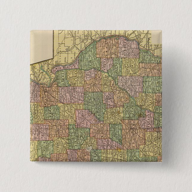 Chapa Cuadrada Illinois 2 (Anverso)