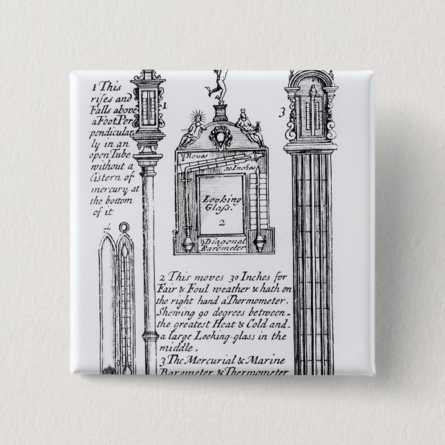 Chapa Cuadrada Ilustracion anotado de pendiente, diagonal (Anverso)