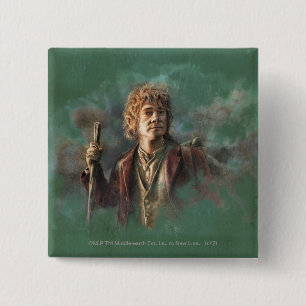 CHAPA CUADRADA ILUSTRACION BILBO BAGGINS™